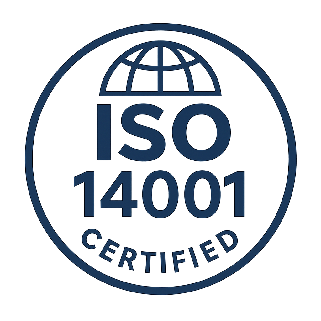ISO 14001 certified — Environmental Management
